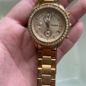 Women’s Fossil Watch with Diamonds